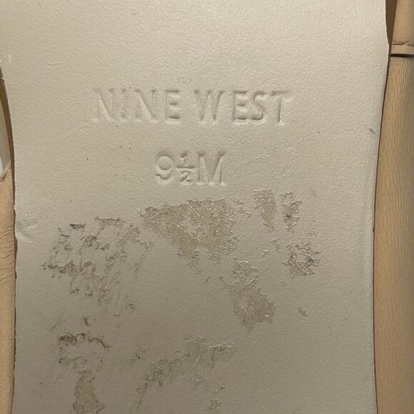 Nine West Women Megara Pointed Shoes D'orsay Courts Tan Size 9.5 - Picture 8 of 10